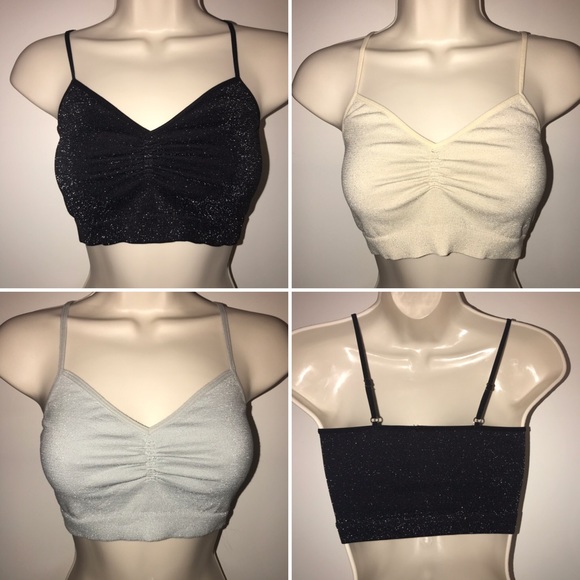 bebe Other - ❤️Bebe / 2B Set of 3 sparkly bralettes❤️